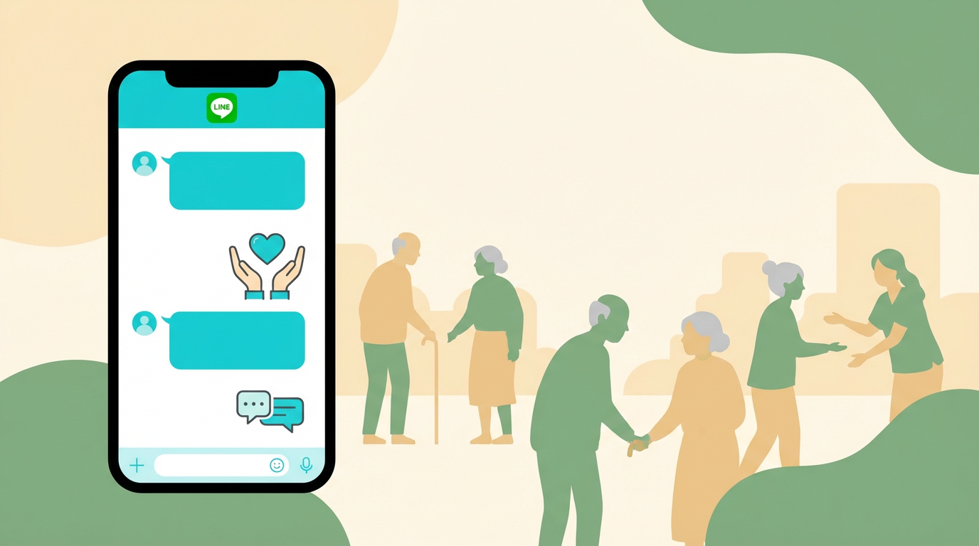 美容サロン向けLINEのAI自動返信イメージ